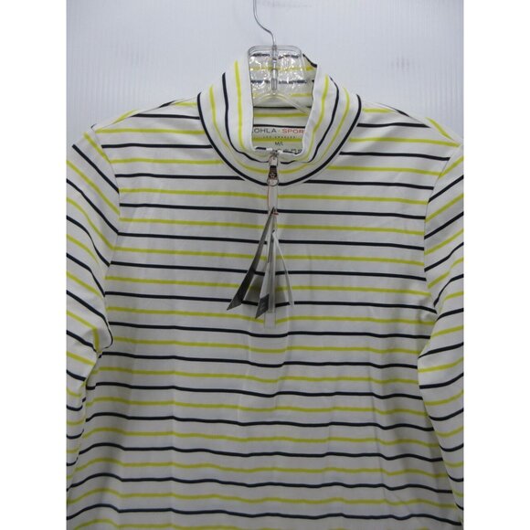Lohla Sport Top Medium Large Golf Performance Pullover 1/4 Zip NEW - Picture 2 of 11